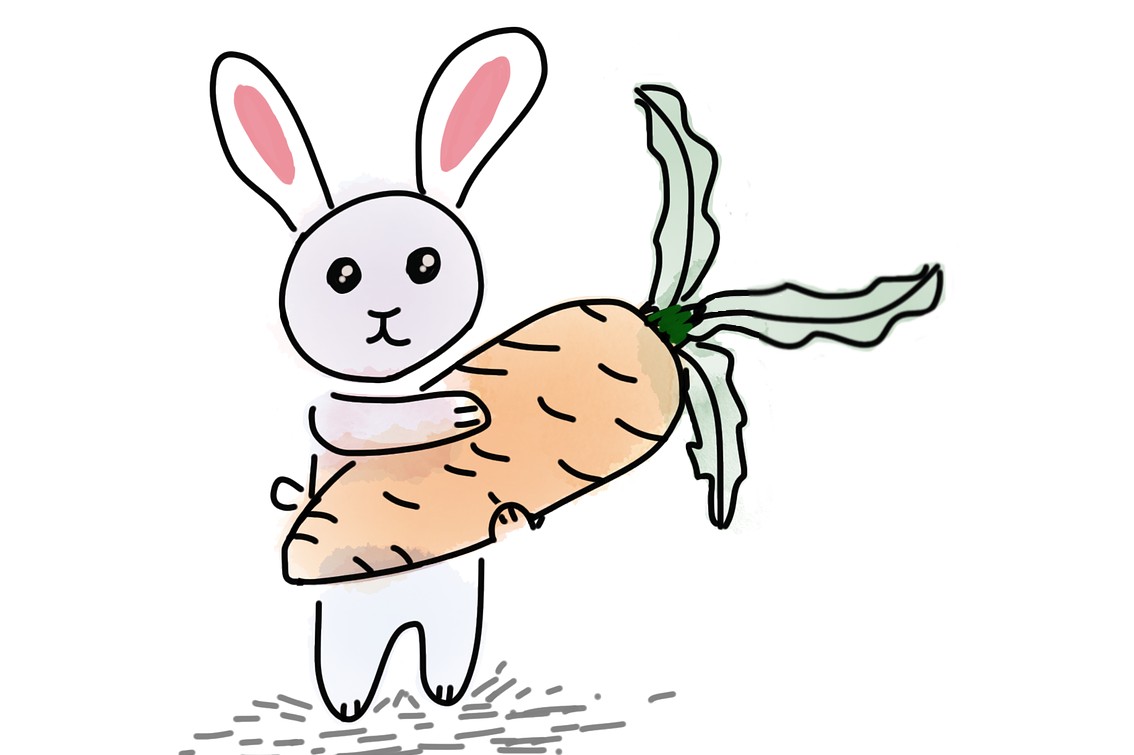 Big Carrot Bunny