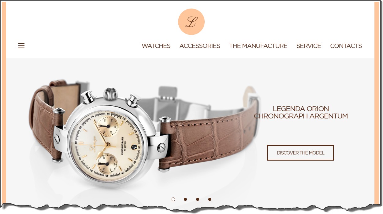 “Legend-Manufacture” Website Screenshot