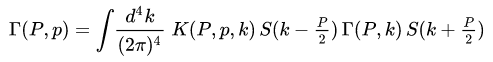 Bethe Salpeter equation