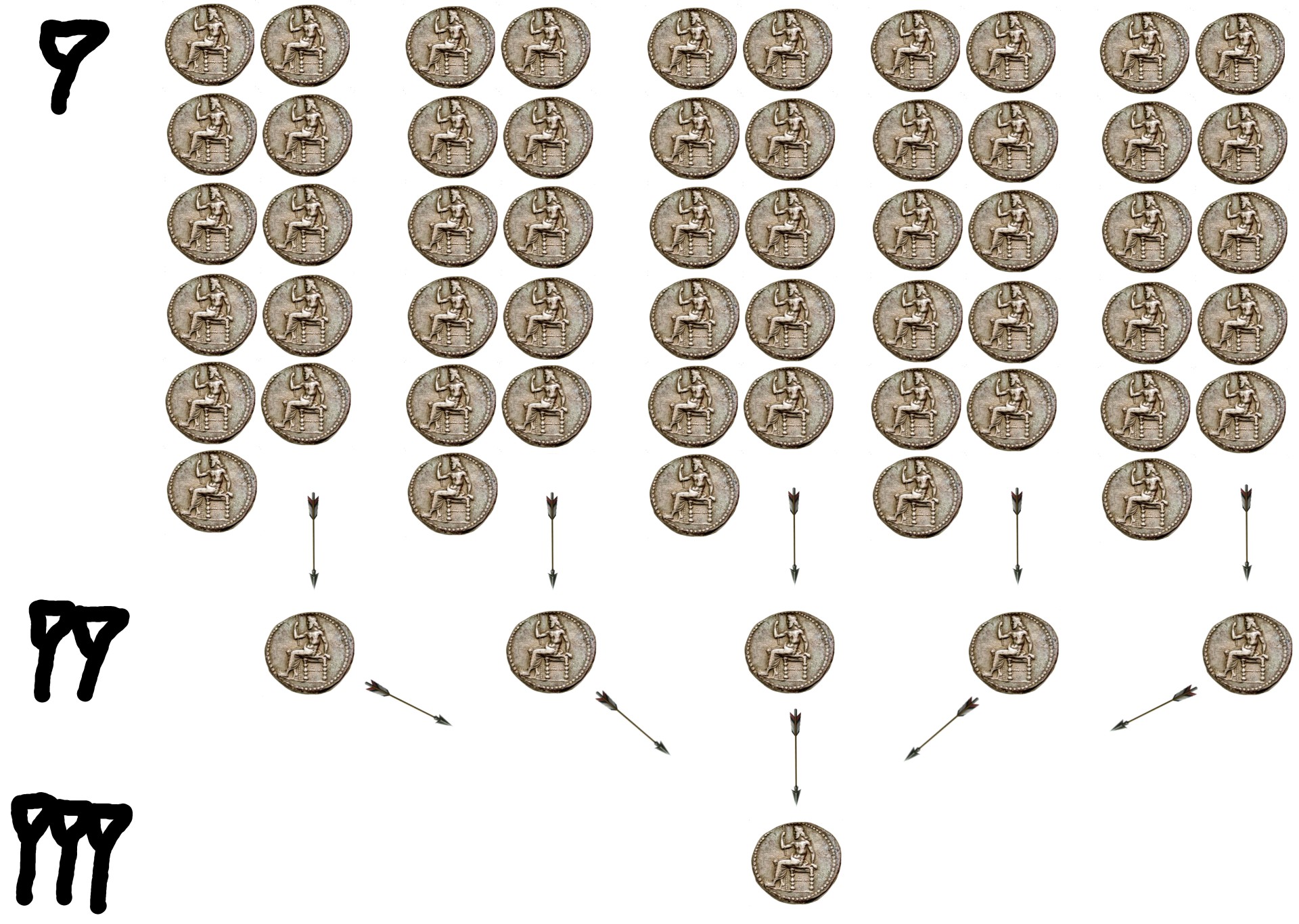 Babylon, AR tetradrachms or double shekels